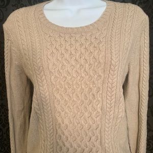 Tory Burch size XS knit sweater leopard print back